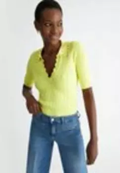 Рубашка-поло Liu Jo, светло-желтый