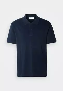 Рубашка-поло Logo Print Marc O'Polo DENIM, темно-синяя