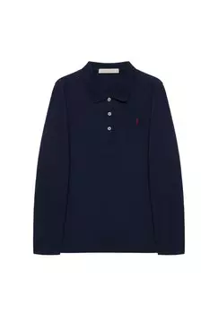 Рубашка-поло Long Sleeve Custom Fit Petra Go B Ml Polo Club, цвет navy