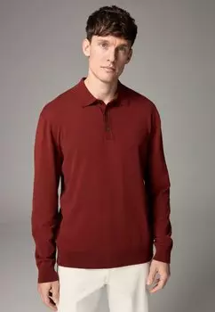 Рубашка поло Long sleeved top Next, красный