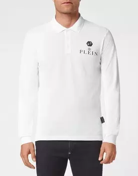 Рубашка-поло LS Philipp Plein, белый