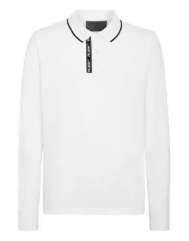 Рубашка-поло LS Philipp Plein, белый