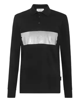 Рубашка-поло LS Philipp Plein, черный