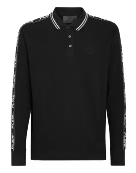 Рубашка-поло LS Philipp Plein, черный