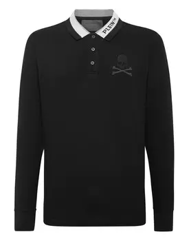 Рубашка-поло LS Philipp Plein, черный