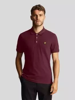 Рубашка поло Lyle & Scott, бордовый
