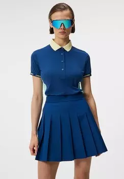 Рубашка-поло MAKENA J.LINDEBERG Sports, цвет estate blue