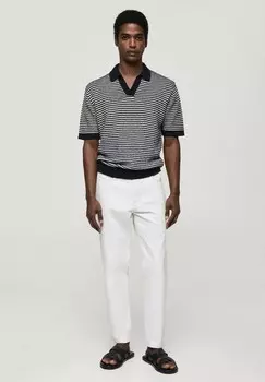 Рубашка поло Mango, синий