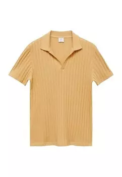 Рубашка поло Mango, желтый