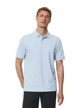 Рубашка-поло Marc O'Polo "из чистого органического хлопка", голубой