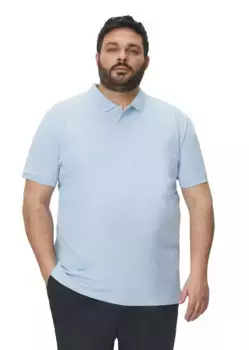 Рубашка-поло Marc O'Polo "из чистого органического хлопка", голубой