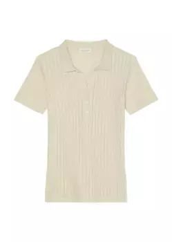 Рубашка-поло Marc O'Polo с частично открытой структурой, цвет Dusty Field