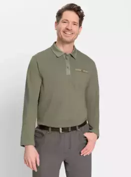 Рубашка поло Marco Donati "Рубашка поло с длинными рукавами", хаки