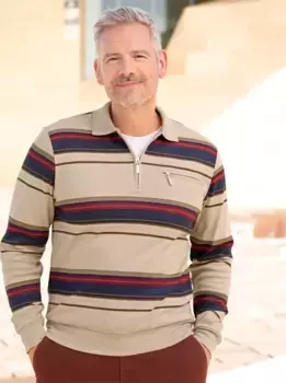 Рубашка-поло Marco Donati "рубашка с длинными рукавами", синий