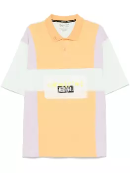 Рубашка-поло Martine Rose в стиле колор-блок, оранжевый