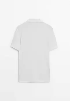 Рубашка поло Massimo Dutti, белый
