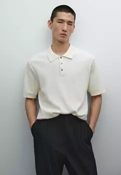 Рубашка поло Massimo Dutti, белый