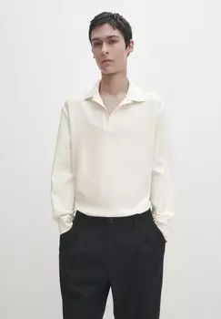 Рубашка-поло Massimo Dutti, бежевая