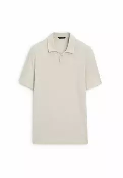 Рубашка поло Massimo Dutti, бежевый