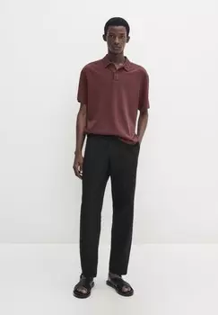 Рубашка поло Massimo Dutti, бордовый