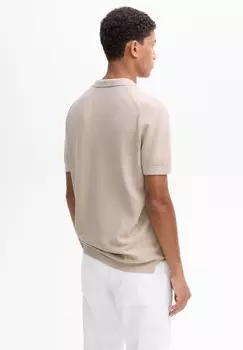 Рубашка поло Massimo Dutti, цвет Stone