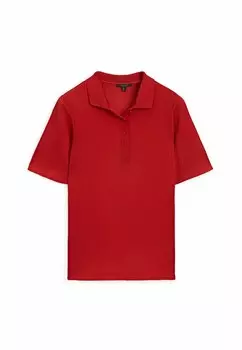 Рубашка поло Massimo Dutti, красный