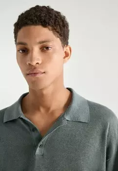 Рубашка поло Massimo Dutti, серый