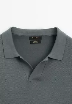 Рубашка поло Massimo Dutti, серый
