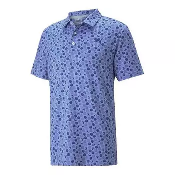 Рубашка поло mattr beach trip polo shirt 'blue' Puma, синий