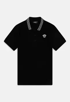 Рубашка-поло Medusa Unisex Versace, черный/белый
