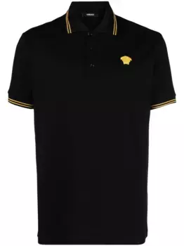 Рубашка поло Medusa VERSACE, черный