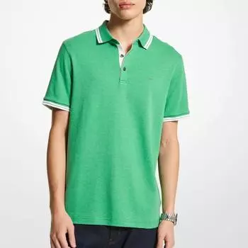 Рубашка-поло Michael Kors Greenwich Cotton, ярко-зеленый