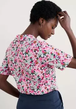 Рубашка поло MISTY SKY Seasalt Cornwall, розовый