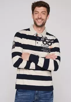 Рубашка-поло MIT BLOCK Camp David, цвет blue navy ecru