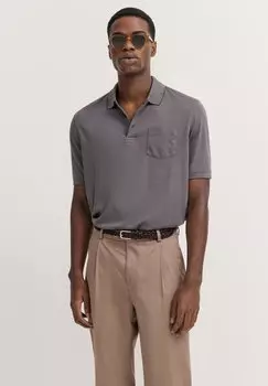 Рубашка поло MIT BRUSTTASCHE bugatti, серый