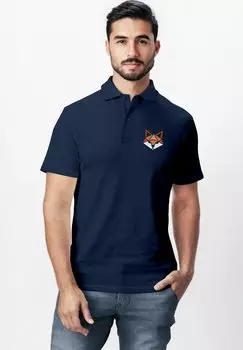 Рубашка поло MIT FUCHS MOTIV– KURZARM Neverless, синий