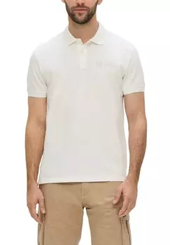 Рубашка поло MIT LOGO-PRINT s.Oliver, белый