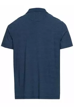 Рубашка поло MIT MINIMAL ALLOVER camel active, темно-синий