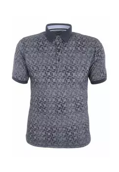 Рубашка поло MIT MUSTER Navigazione, цвет dunkelblau