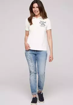 Рубашка поло MIT RCKEN-ARTWORK Soccx, белый