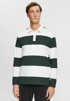 Рубашка-поло MIT STREIFEN Esprit, цвет dark teal green