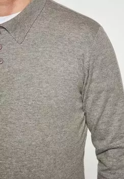 Рубашка поло Mo, серый/меланж