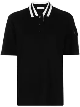 Рубашка поло Moncler, черный