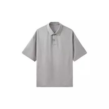Рубашка-поло Muji сетчатая, серый