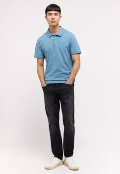 Рубашка поло Mustang, светло-голубой