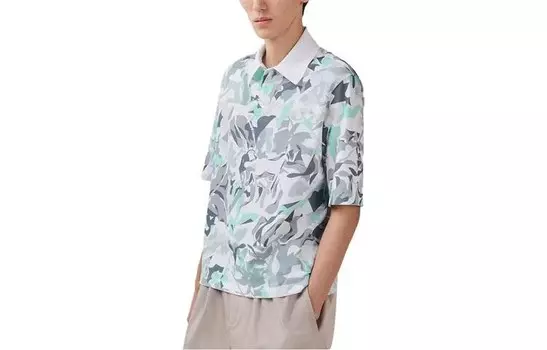 Рубашка поло мужская Aqua Blue Hermes, голубой