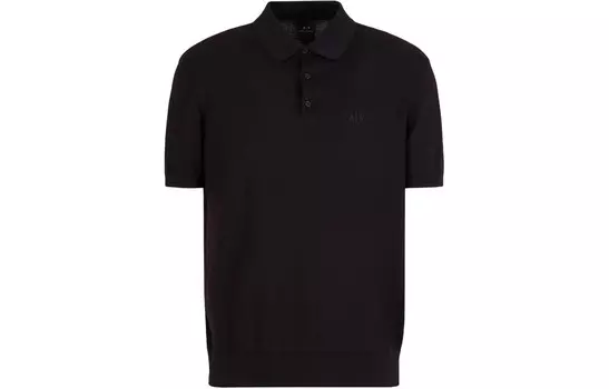 Рубашка поло мужская Armani Exchange, черный