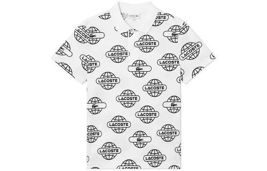Рубашка поло мужская белая AU8 Lacoste, белый
