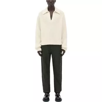 Рубашка поло мужская белая Bottega Veneta, белый