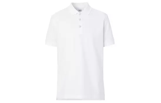 Рубашка поло мужская белая Burberry, белый